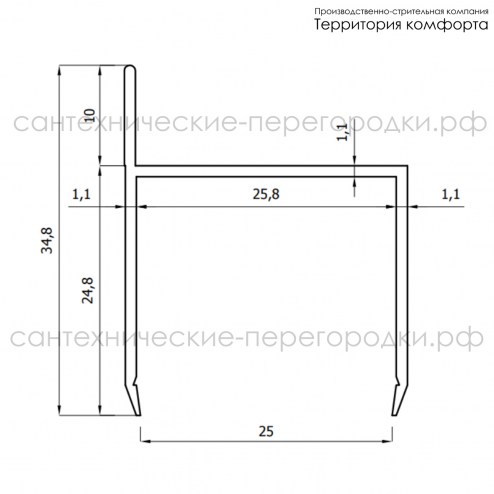  25 мм. (3) чертеж